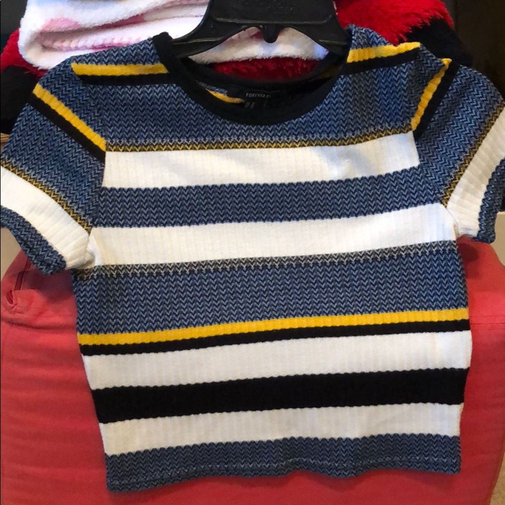 Striped sweater shirt
